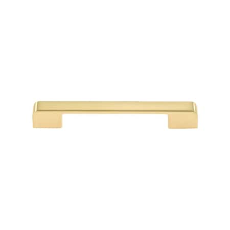 Utopia Alley 5 in. Center to Center Zinc Cabinet Pull, Brushed Brass HW415BB